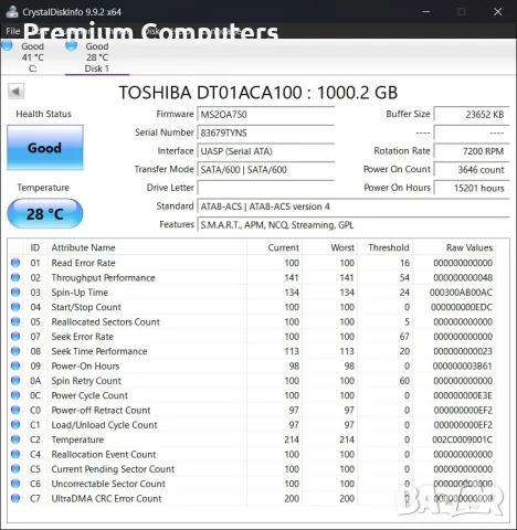 Хард дискове за компютри (3.5") - 1TB, 750GB, 500GB, 320GB, 250GB (Тествани), снимка 4 - Твърди дискове - 55946995