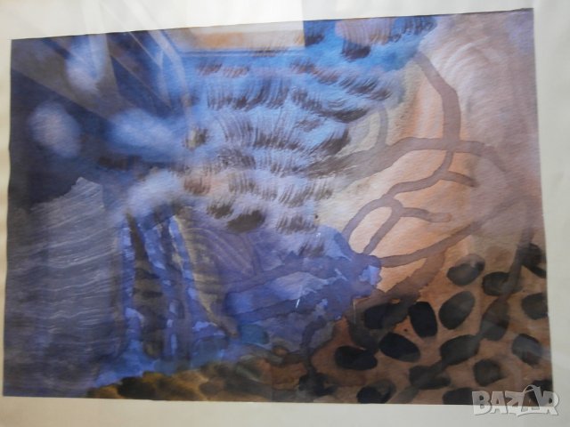 Акварел Милко Павлов, снимка 2 - Картини - 40559035