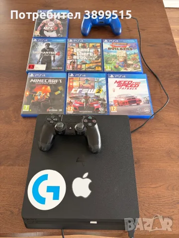 Sony PlayStation 4 Slim, снимка 4 - PlayStation конзоли - 56408471