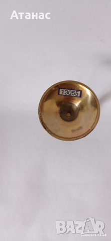 Бронзов свещник , снимка 2 - Декорация за дома - 44584312