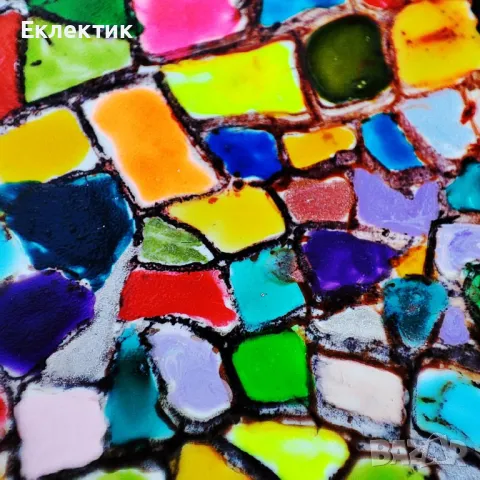 Мозайка. Акрил върху керамична плоча. Оригинал, снимка 16 - Декорация за дома - 48403763