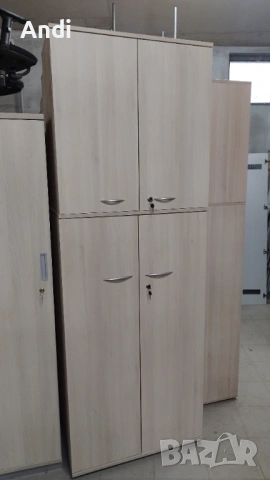 Офис шкаф - гардероб с четири врати и рафтове 80/40/205, снимка 6 - Шкафове и рафтове - 53078070