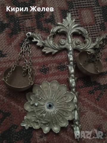 Стара метална везна 54272, снимка 2 - Антикварни и старинни предмети - 53639462