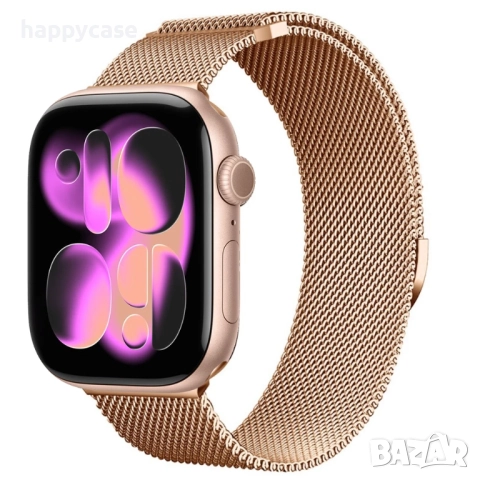 MILANESE 2 Магнитна каишка за Apple Watch 11/10/9/8/7/6/5/4/3/2/1/SE, снимка 4 - Смарт часовници - 52073870