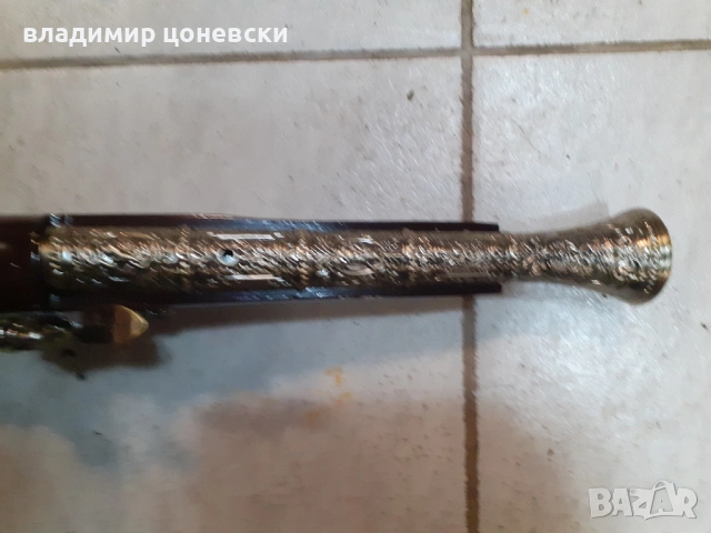 красив кремъчен пистолет,пищов,оръжие, снимка 5 - Колекции - 53603344