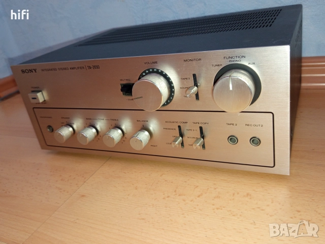 Стерео усилвател Sony TA-2650, снимка 3 - Ресийвъри, усилватели, смесителни пултове - 52229341