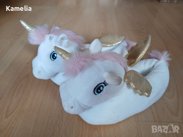 Пантофи еднорог, 39-40 номер , снимка 3 - Пантофи - 51936177