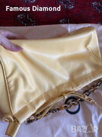 Liu Jo жълта дамска чанта, снимка 4 - Чанти - 41672440