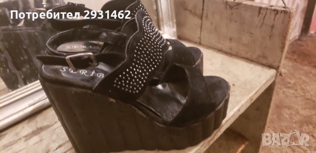 OBUVKY NA PLATFORMA, 12 CM , STELKA--23 CM, снимка 4 - Дамски обувки на ток - 40530418