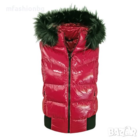 Дамски елек City Angels, качулка с пух 20 цвята, снимка 7 - Елеци - 40742801