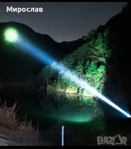 Ултра-ярък P50 LED Фенер - 800mAh Презареждащ се, Зумиращ, Високомощен Ръчен Фенер с USB Зареждане, снимка 2 - Прожектори - 48631180