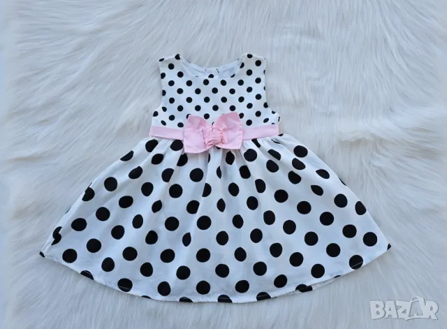 Детска рокля 9-12 месеца, снимка 9 - Бебешки рокли - 50032492