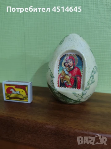 Декоративно яйце, декорация, снимка 2 - Декорация за дома - 50800974