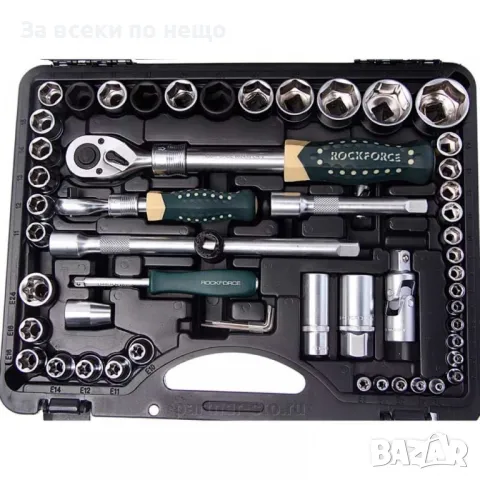 Гедоре 108 части 1/2'' и 1/4'' RockForce, снимка 7 - Гедорета - 50344649