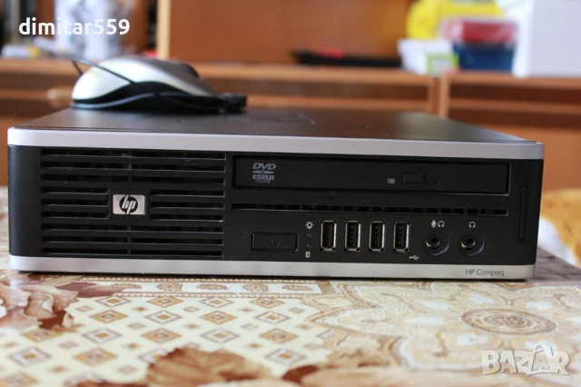 HP Compact портативен настолен компютър, снимка 3 - Работни компютри - 51047552
