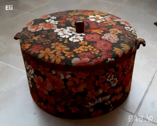 Ретро кошница за ръкоделие , снимка 2 - Декорация за дома - 49329454