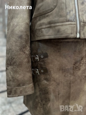 Комплект яке с пола 2 цвята , снимка 5 - Якета - 51618646