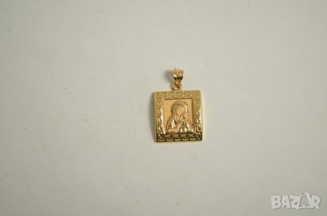 нова златна висулка Богородица С 44414-17