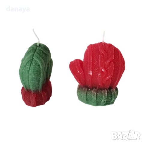 6232 Коледна ароматизирана свещ Ръкавичка, снимка 8 - Декорация за дома - 52121834