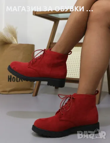 ДАМСКИ ОБУВКИ ТИП "КЛАРК" - код:Б5707, снимка 3 - Дамски боти - 48332153