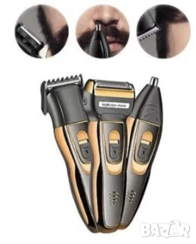 Машинка за подстригване и тример 3 в 1 G e m e i GM-595, снимка 2 - Машинки за подстригване - 53044344