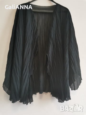 СТРАХОТНА НАМЕТКА ОТ ПЛЪТЕН ШИФОН 2XL-4XL, снимка 2 - Туники - 44659264