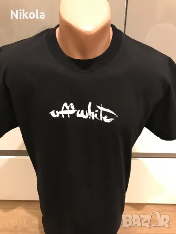 OFF-WHITE™ Paint Arrow Slim тениска, размер: S, снимка 3 - Тениски - 48678157