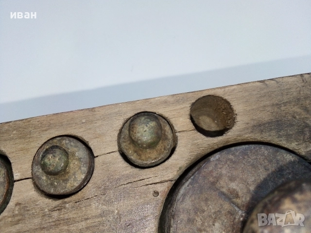 Комплект много стари теглилки / грамове, снимка 7 - Антикварни и старинни предмети - 52886723