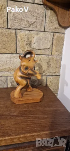 Слон от Тиково дърво, снимка 2 - Статуетки - 49786700