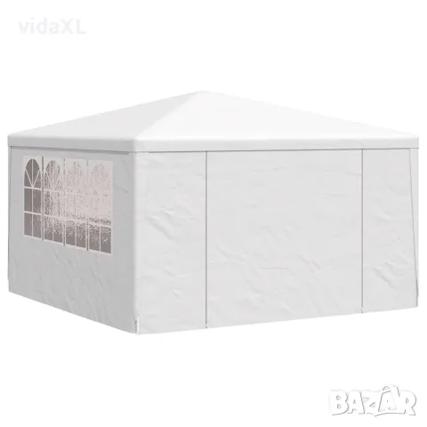 vidaXL Професионална парти шатра със стени 4x4 м бяла 90 г/м², снимка 3 - Къмпинг мебели - 56147637
