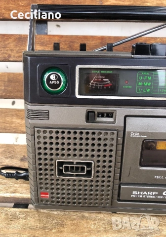 Радиокасетофон💥 SHARP GF 8080E(Japan), снимка 9 - Радиокасетофони, транзистори - 53761271