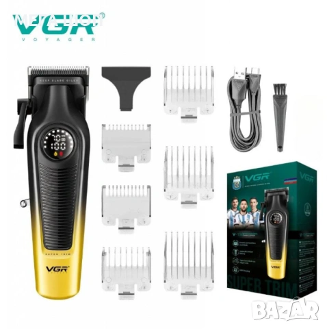 Професионална машинка за подстригване VGR V-196 – Прецизност, удобство и стил в едно устройство, снимка 2 - Тримери - 53870673