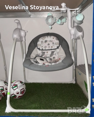 Електрическа люлка за бебе Zizito Hana, снимка 7 - Детски шезлонги - 52534190