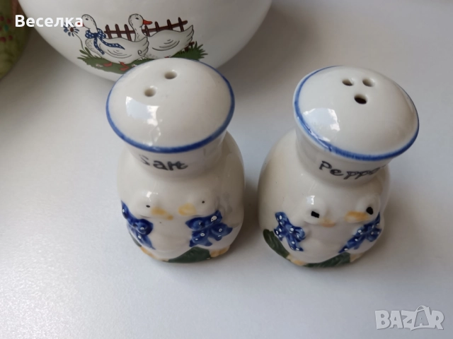 Солнички и кашпа с мотив патици, снимка 4 - Други - 52424674