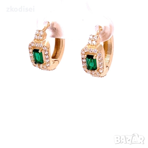 Златни обеци 2,96гр. 14кр. проба:585 модел:34451-6, снимка 3 - Обеци - 51891870