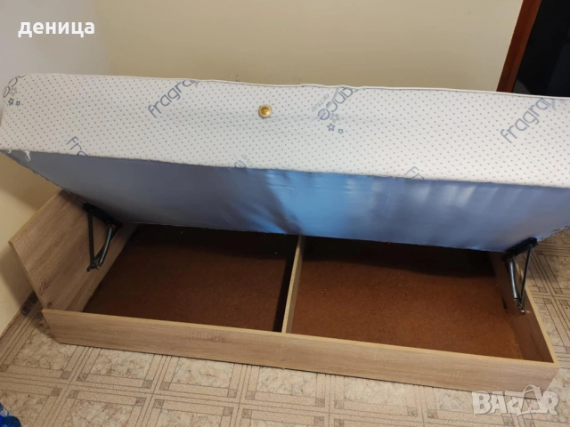 Единични легло 80/190 см, снимка 3 - Спални и легла - 53338284