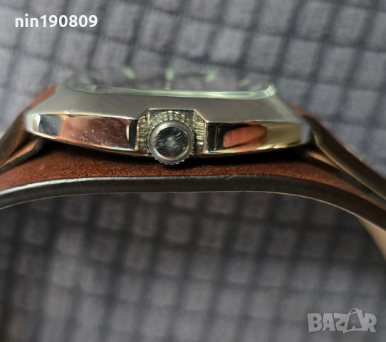 мъжки часовник Fossil с кафява кожена каишка „маншет“., снимка 3 - Мъжки - 51463884