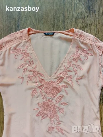 massimo dutti - дамска блуза коприна р-р 34/XS, снимка 3 - Тениски - 55849626