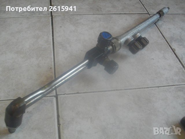 Профи Голям Резак За Оксижен с 4 Крана-MESSER GRIESHEIM-56см/52см/47см-Кислородно-Ацетиленово Рязане, снимка 8 - Други инструменти - 42165423
