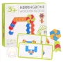 Логическа дървена игра с 42 части - мозайка с включени карти Herringbone , снимка 5