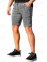 Карирани мъжки модни къси панталони, 4цвята - 023, снимка 3