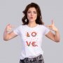 тениска LOVE, снимка 1 - Тениски - 35750367