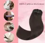 Doupor естествени екстеншъни за коса с щипки, 100% естествена коса, 45 см, 100 грама, A01-18-1B, снимка 4