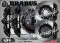 BRABUS надписи за капаци на спирачни апарати стикери лепенки фолио, снимка 4