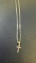 Сребърен  синджир кръст silver 925 чисто нови prasten lanec sinjir, снимка 2