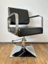 фризьорски стол с маслен крик , измивна колона, бръснарски стол, снимка 13