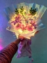 Ръчно изработен светещ букет , снимка 4