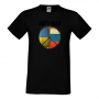 Мъжка тениска ANTI WAR,спрете войната, подкрепям Укркайна