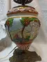 Антикварна висока настолна лампа Capodimonte, снимка 10