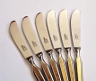 LUXADOR - SOLINGEN - Немски позлатени прибори за хранене сервиз за 6 човека нож ножове вилици лъжици, снимка 14